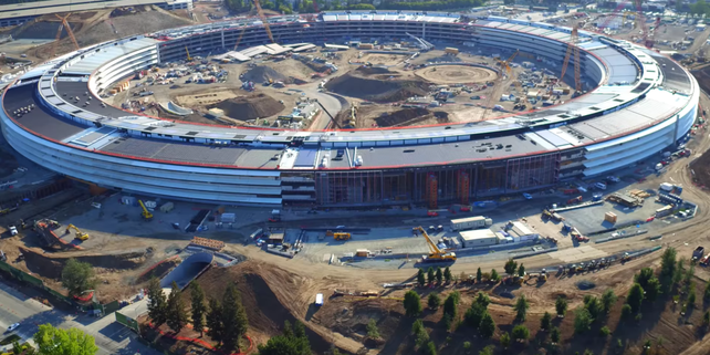 Así se ve el nuevo campus de Apple a días de su inauguración