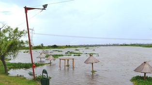Sin pronóstico certero, Santo Tomé controla la crecida del río Salado