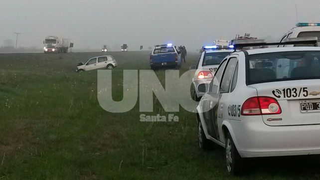 Funes: choque fatal en la autopista Rosario - Córdoba