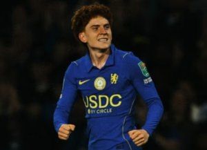 Valentín Barco convirtió su primer gol con la camiseta del Chelsea