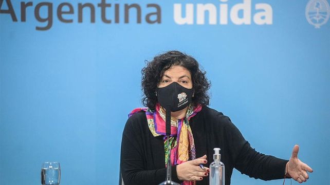 La ministra de Salud de la Nación