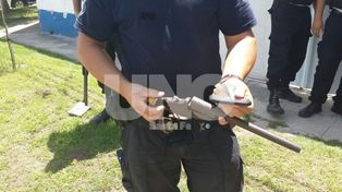 Amenazó a su exmujer, se atrincheró armado y terminó en un calabozo