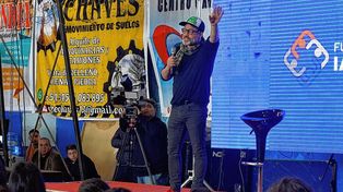 El actor brindó una charla dirigida a estudiantes sobre los perjuicios que tienen las adicciones. “Es el saber donde estuve, dijo.