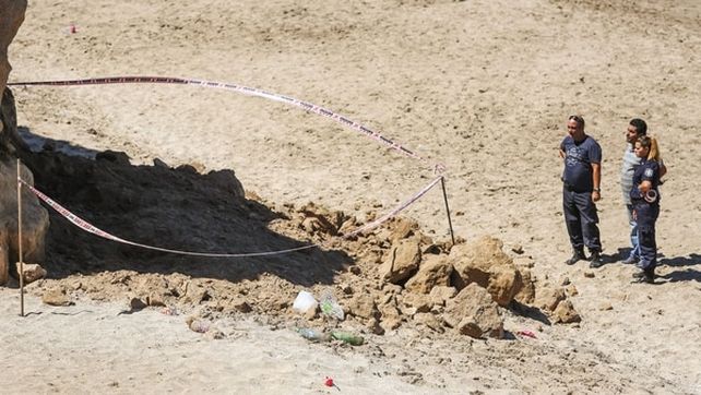 Una nena de 3 años murió por el desprendimiento de un barranco en Mar del Plata