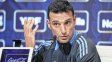 scaloni confirmo a lionel messi como titular ante colombia
