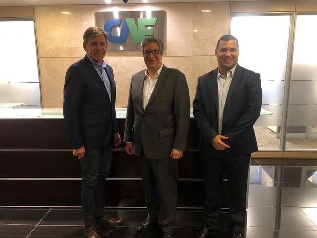 Jatón se reunió con autoridades del Banco de Desarrollo de América Latina