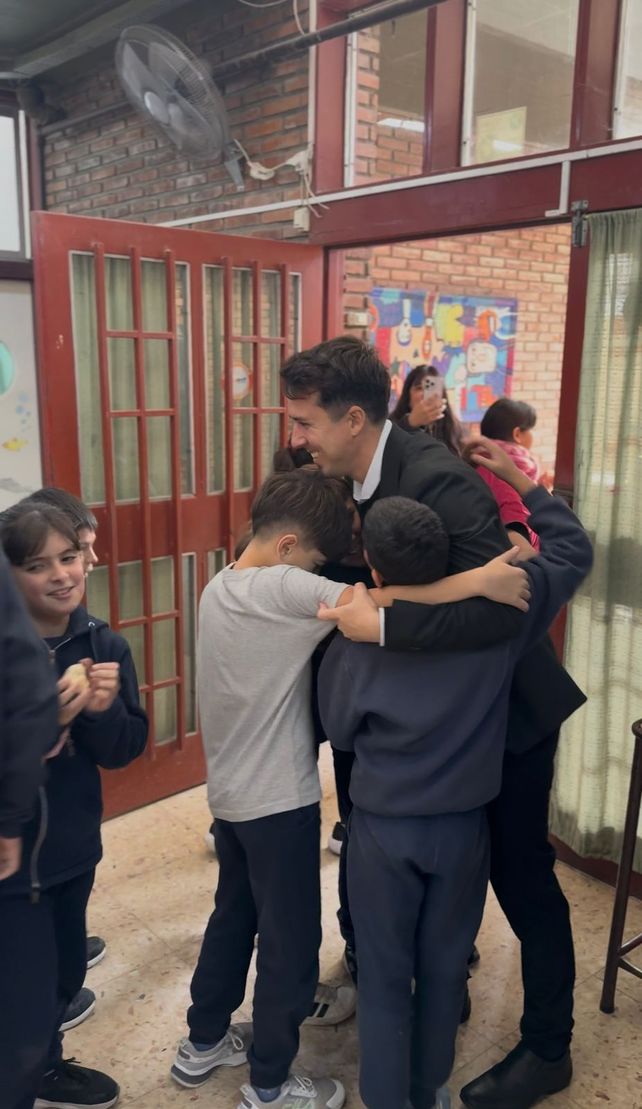 José Goity y Matías Suárez recorrieron escuelas y reforzaron la agenda educativa en Zavalla