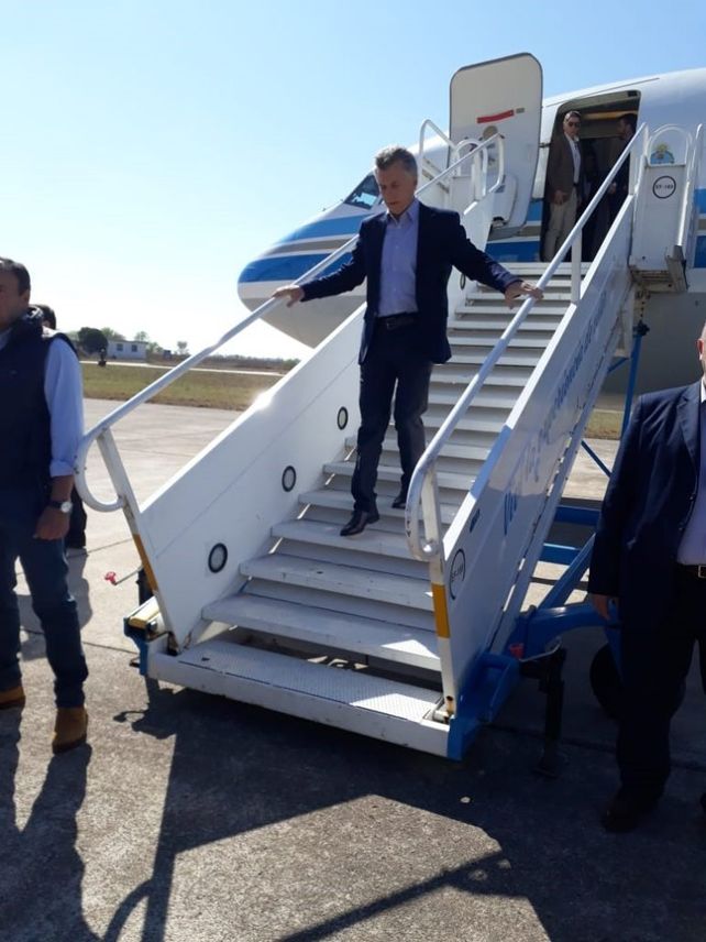 Promesas. El presidente llegó a La Paz donde hizo los anuncios.