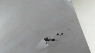 Las grietas en el techo fueron denunciadas por la Junta Intena de ATE.