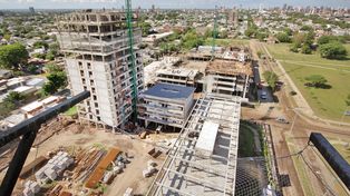 La obra del Procrear en el Parque Federal tiene un avance del 50 por ciento