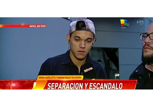 Brian, tras separarse de Marian: Se me habían ido las ganas de compartir cosas con ella
