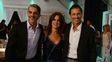 Pablo Echarri, Nancy Dupláa y Martín Seefeld en la presentación de La Leona.