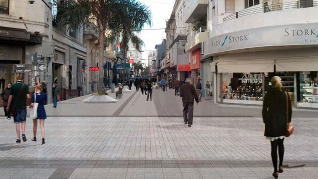 Se licitan las obras de remodelación para seis cuadras de la Peatonal San Martín