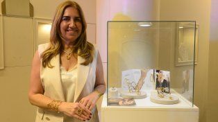 Lisi Fracchia venderá sus joyas en el local de María Castagno frente a la plaza Pringles.&nbsp; &nbsp;