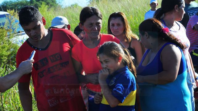 Dolor.&nbsp;Hermanos y la madre de Matías
