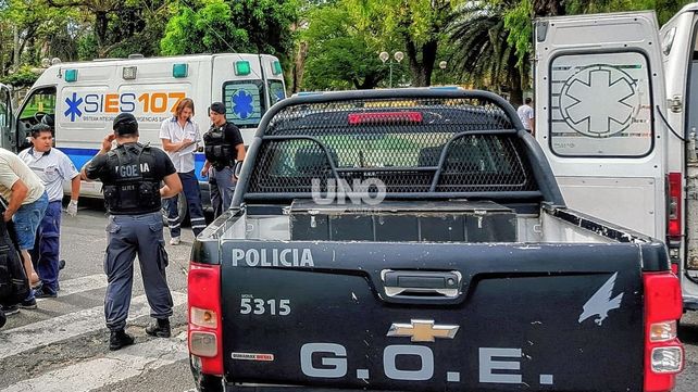 Momentos de tensión en barrio Liceo Norte: un hombre se atrincheró con una garrafa