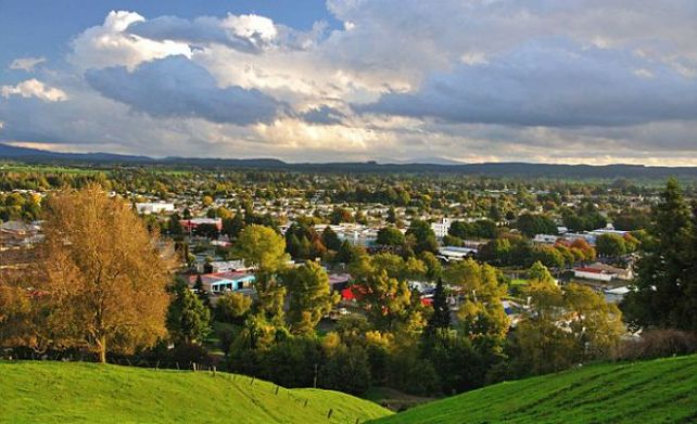 El idílico pueblecito de Tokoroa