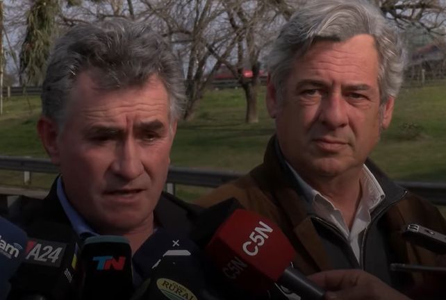 Carlos Achetoni (FAA) y Nicolás Pino (SRA).