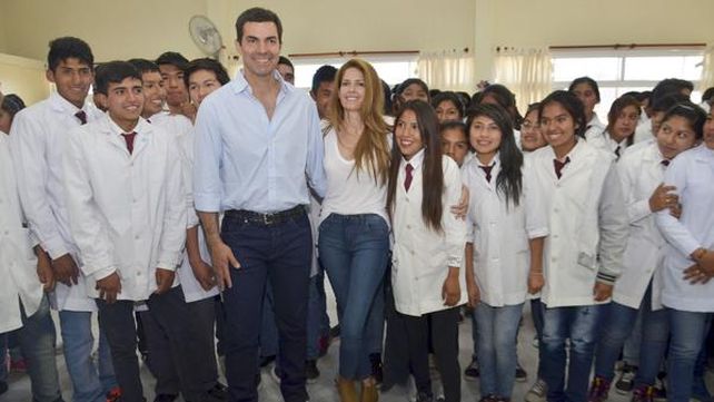 El primer día de Isabel Macedo como la señora de Urtubey fue con agenda completa