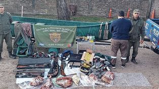 Monte Vera: cae cazador furtivo con animales depredados y con armas