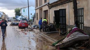 Las impactantes imágenes de la fuerte inundación en Mallorca