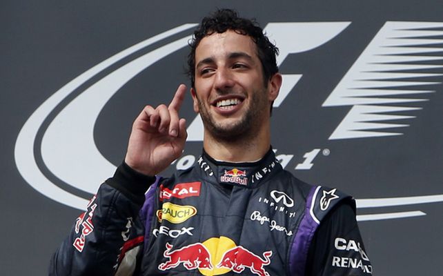 El piloto Daniel Ricciardo fue quien llevó el 3 durante varios en Red Bull.
