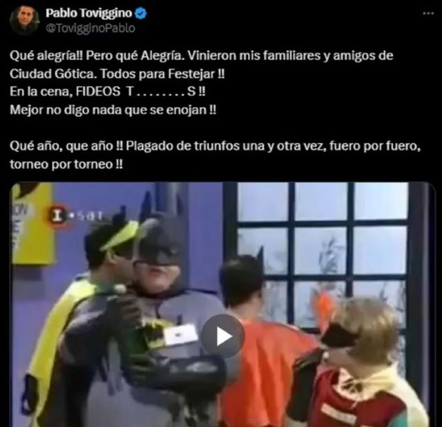 El tesorero de la AFA lo hizo de nuevo: ahora se burló de la derrota de Talleres