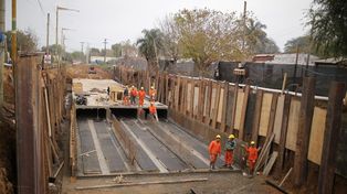 Desagüe Espora: retoman los trabajos pero la Uocra denuncia 55 despidos