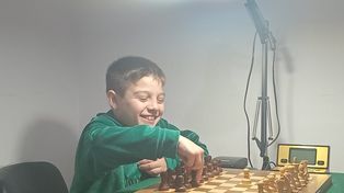 Felipe Príncipe, de Las Rosas, es el campeón argentino de ajedrez en la categoría sub-10.