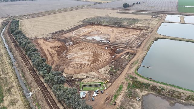 Los trabajos comprenden la construcción de una nueva laguna facultativa y la refuncionalización de la existente