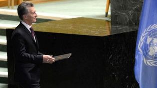Macri llegó a Nueva York, donde el martes hablará ante las Naciones Unidas
