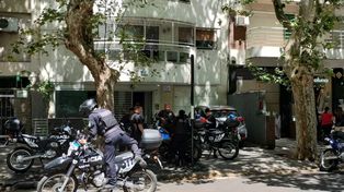 La policía comenzó a trabajar en Oroño y 9 de Julio cerca del mediodía.