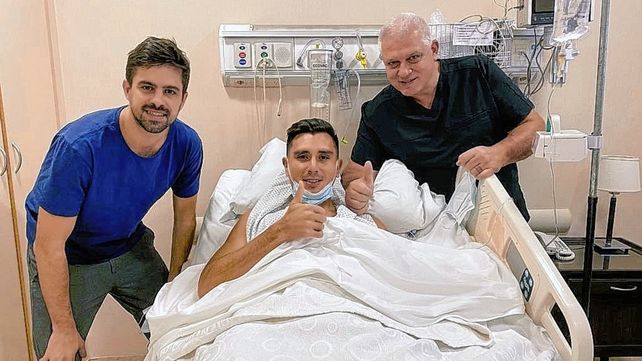 Colón: operaron de la rodilla con éxito a Cristian Vega