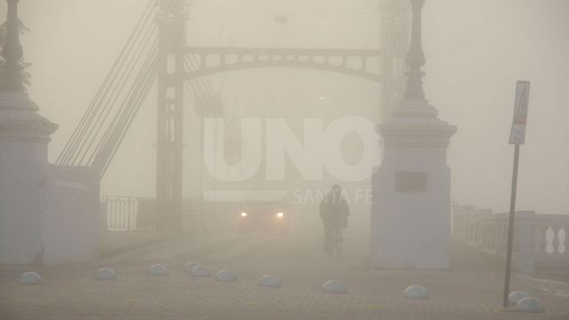 La niebla marcó el inicio de la jornada en la ciudad