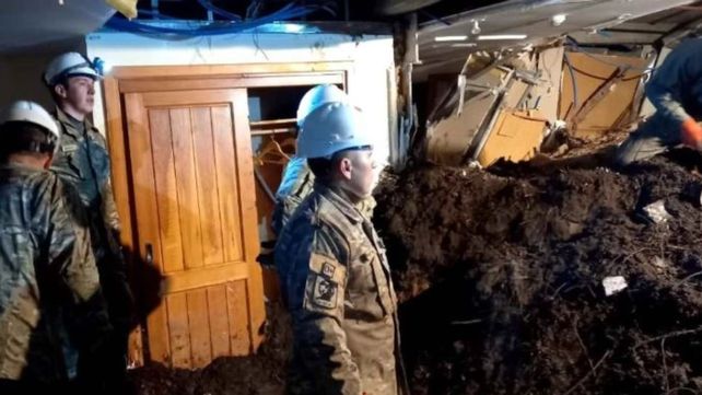 Alud en Bariloche: así quedó la habitación donde encontraron muertos a los turistas