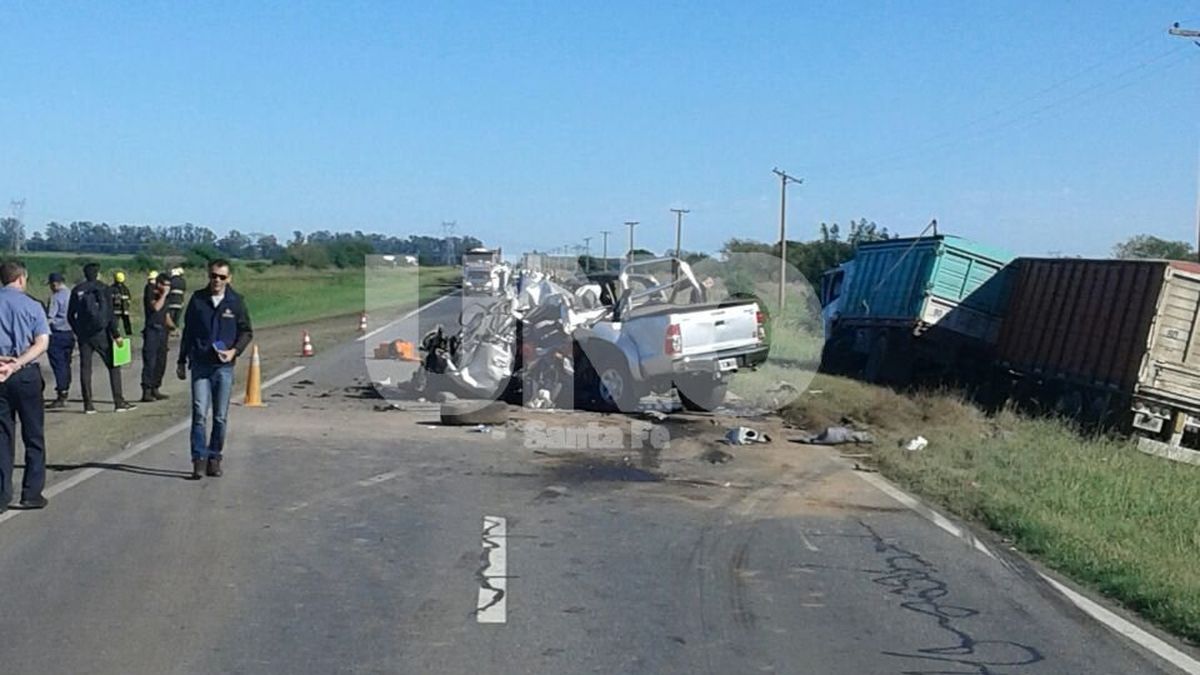 Un muerto y dos heridos por un choque en la Ruta 34