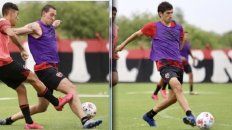 Lema y Giani están listos para calzarse la camiseta de Newells. Lema y Giani están listos para calzarse la camiseta de Newells.