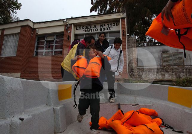 Pensando en febrero. Ya están previstas las tareas de limpieza y desinfección de las aulas / Foto: José Busiemi - Uno Santa Fe