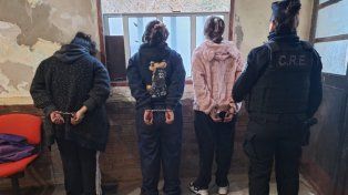 Los integrantes de la familia detenidas