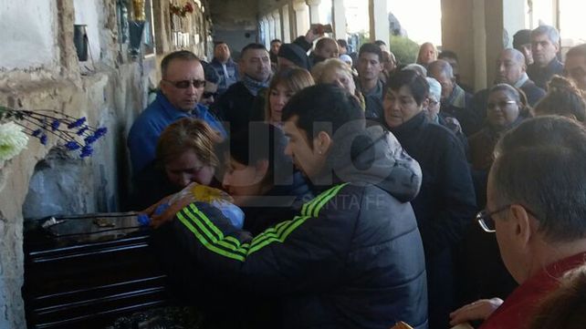 Las imágenes del último adiós al policía Pablo Cejas