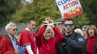 Jane Fonda, otra vez arrestada en una protesta del clima