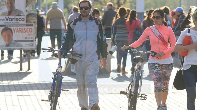 Jornada  cielo algo y una máxima de 25 grados en la provincia