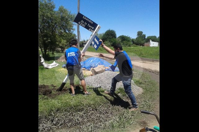 La Cámpora cambió por su cuenta el nombre de una calle