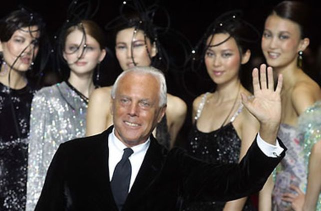 El dise&ntilde;ador Giorgio Armani ya est&aacute; pensando en qui&eacute;n ser&aacute; su sucesor