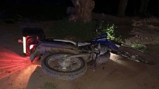 El presunto autor del crimen derrapó con el rodado el último fin de semana.