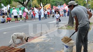 Jornada de paro y cortes en la ciudad de Santa Fe