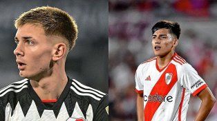 Franco Mastantuono e Ian Subiabre, juveniles de River, fueron incluidos entre los mejores jugadores del mundo clase 2007.