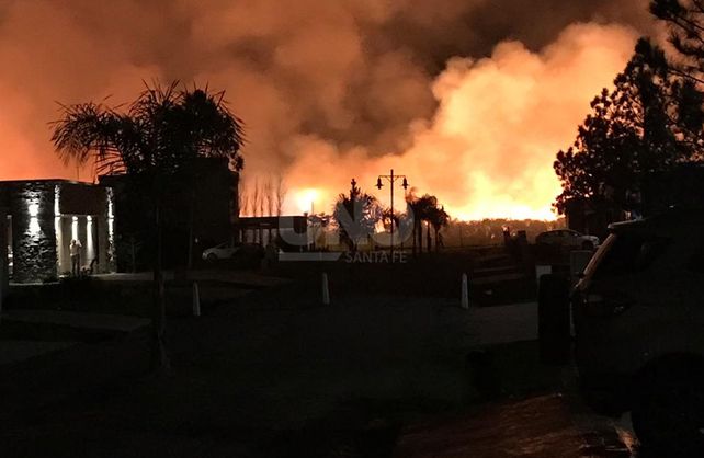 Imágenes del incendio