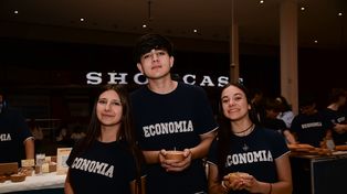 Abril Bengoechea, Tiago Vidal y Renata Fabri