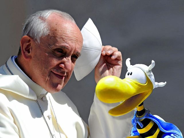 Dos potencias se saludan: Clemente estuvo junto al Papa Francisco